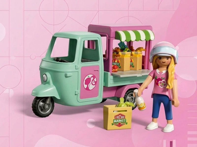 Playmobil Playmobil 72320 Puesto de comida ambulante con moto - Barbie 2027 - El Mundo Click 1 Playmobil 72320 Barbie puesto de comida ambulante con moto