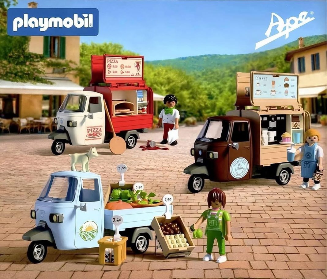 Playmobil Piaggio Ape 2027: pizzería 72181, cafetería 72182 y tienda 72183 Playmobil Piaggio Ape 2027: pizzería 72181, cafetería 72182 y tienda 72183