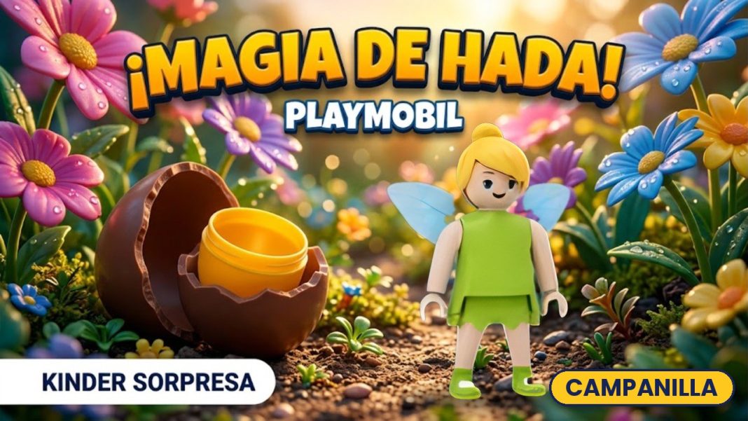 Playmobil Campanilla Kinder Sorpresa Disney 2026 miniatura Playmobil Campanilla Kinder Sorpresa Disney 2026