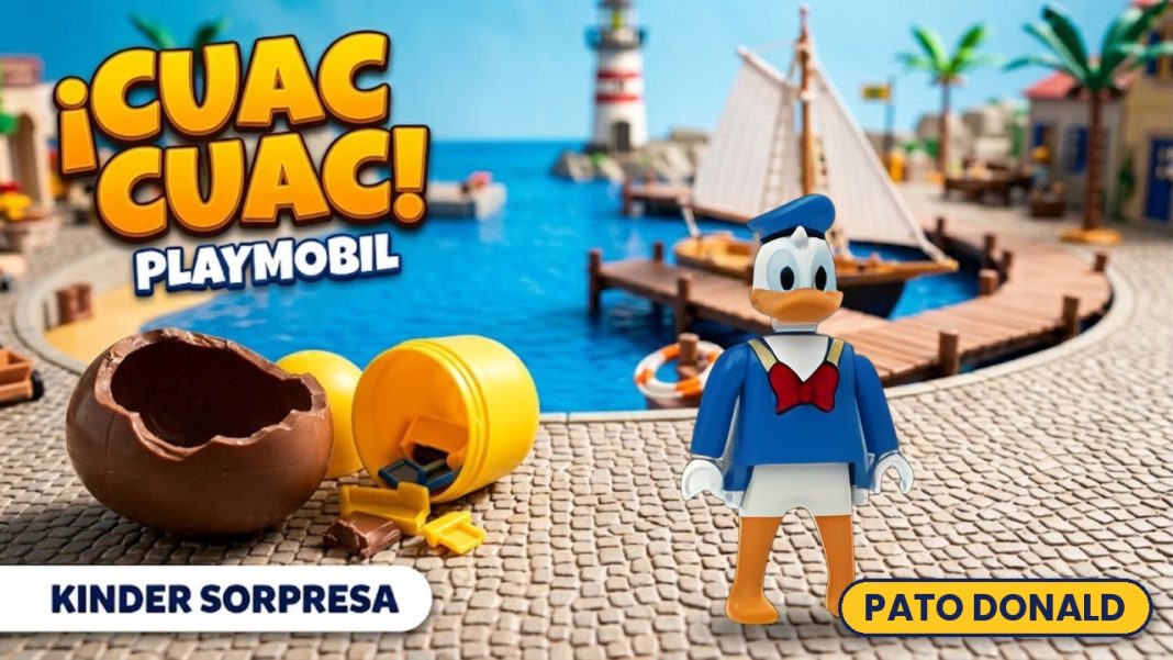 Playmobil El Pato Donald Kinder Sorpresa Disney 2026 miniatura Playmobil El Pato Donald Kinder Sorpresa Disney 2026