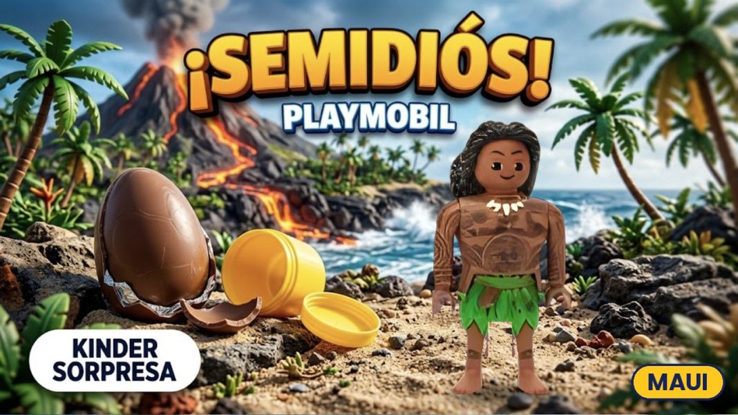 Playmobil Maui Kinder Sorpresa Disney 2026 miniatura Playmobil Maui Kinder Sorpresa Disney 2026