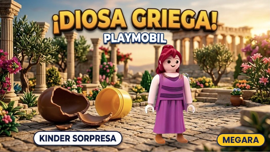 Playmobil Megara Kinder Sorpresa Disney 2026 miniatura Playmobil Megara Kinder Sorpresa Disney 2026