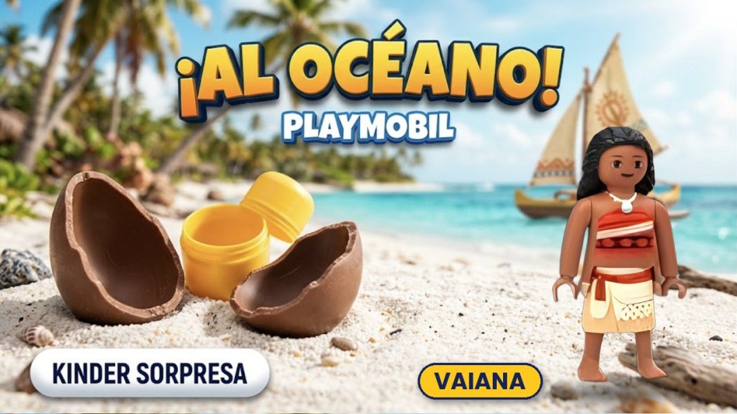 Playmobil Vaiana (Moana) Kinder Sorpresa Disney 2026 miniatura Playmobil Vaiana (Moana) Kinder Sorpresa Disney 2026