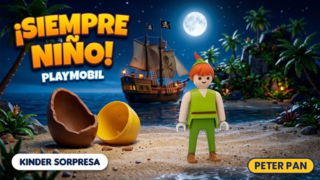Playmobil Peter Pan Kinder Sorpresa Disney 2026 miniatura Playmobil Peter Pan Kinder Sorpresa Disney 2026