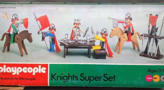 Playmobil Playpeople 1710 Superset de caballeros – Marx Toys Reino Unido 1976 – El Mundo Click Playmobil Playpeople 1710 Superset de caballeros