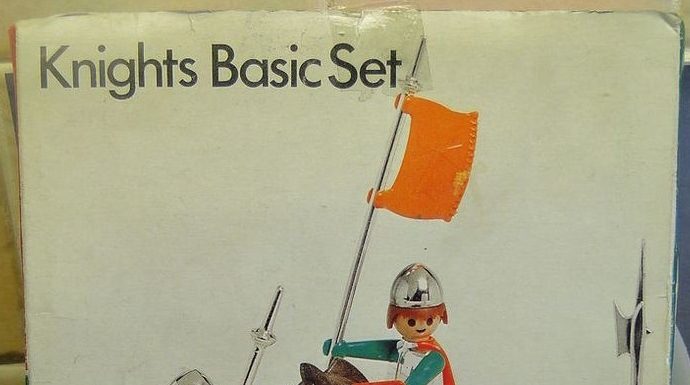 Playmobil Playpeople 1711v1 Set básico de caballeros – Marx Toys Reino Unido 1976 – El Mundo Click Playmobil Playpeople 1711v1 Set básico de caballeros
