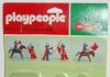 Playmobil Playpeople 1712v2 Caballeros azul y rojo – Marx Toys Reino Unido 1976 – El Mundo Click Playmobil Playpeople 1712v2 Caballeros azul y rojo