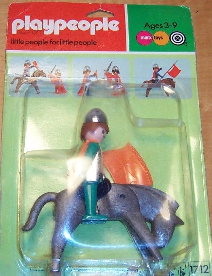 Playmobil Playmobil Playpeople 1713v2 Caballero verde con caballo - Marx Toys Reino Unido - El Mundo Click 2 Playmobil Playpeople 1713v2 Caballero verde con caballo