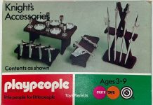 Playmobil Playpeople 1715 Accesorios de caballeros – Marx Toys Reino Unido 1976 – El Mundo Click Playmobil Playpeople 1715 Accesorios de caballeros