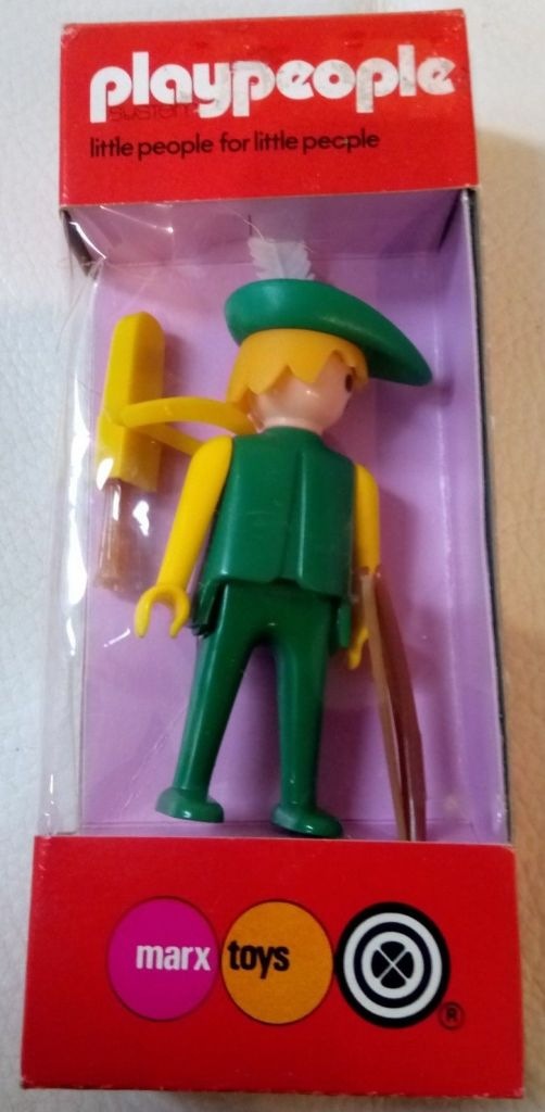Playmobil Playmobil Playpeople 1717/1 Robin Hood - Marx Toys Reino Unido 1976 - El Mundo Click 1 Playmobil Playpeople 1717/1 Robin Hood
