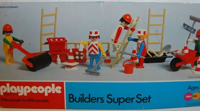 Playmobil Playpeople 1720s1v1 Superset de obreros – Marx Toys Reino Unido 1976 – El Mundo Click Playmobil Playpeople 1720s1v1 Superset de obreros