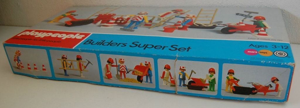 Playmobil Playmobil Playpeople 1720s1v1 Superset de obreros - Marx Toys Reino Unido 1976 - El Mundo Click 2 Playmobil Playpeople 1720s1v1 Superset de obreros