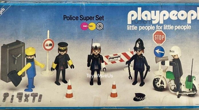 Playmobil Playpeople 1720s2 Superset de policía – Marx Toys Reino Unido 1979 – El Mundo Click Playmobil Playpeople 1720s2 Superset de policía