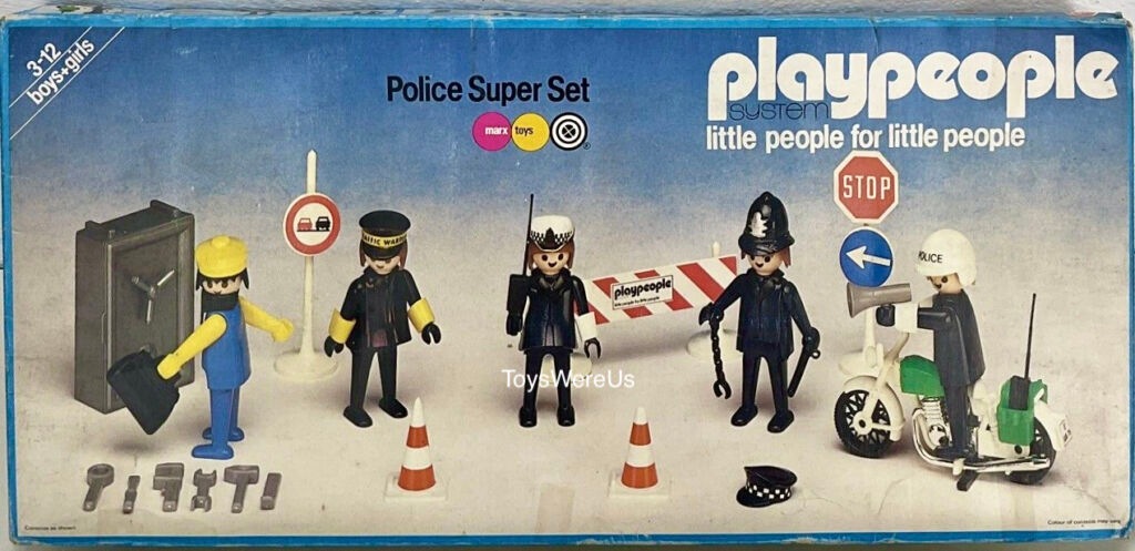 Playmobil Playmobil Playpeople 1720s2 Superset de policía - Marx Toys Reino Unido 1979 - El Mundo Click 1 Playmobil Playpeople 1720s2 Superset de policía