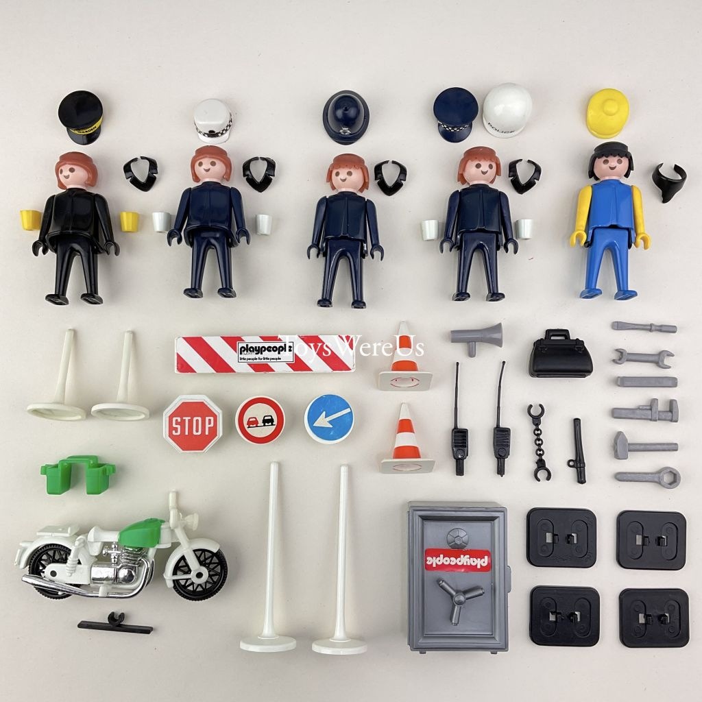 Playmobil Playmobil Playpeople 1720s2 Superset de policía - Marx Toys Reino Unido 1979 - El Mundo Click 3 Playmobil Playpeople 1720s2 Superset de policía