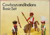 Playmobil Playpeople 1731v2 Set básico de vaqueros e indios – Marx Toys Reino Unido 1976 – El Mundo Click Playmobil Playpeople 1731v2 Set básico de vaqueros e indios