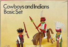 Playmobil Playpeople 1731v2 Set básico de vaqueros e indios – Marx Toys Reino Unido 1976 – El Mundo Click Playmobil Playpeople 1731v2 Set básico de vaqueros e indios