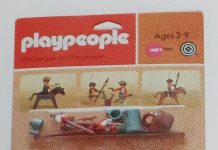 Playmobil Playpeople 1732v1 Vaquero azul e indio verde