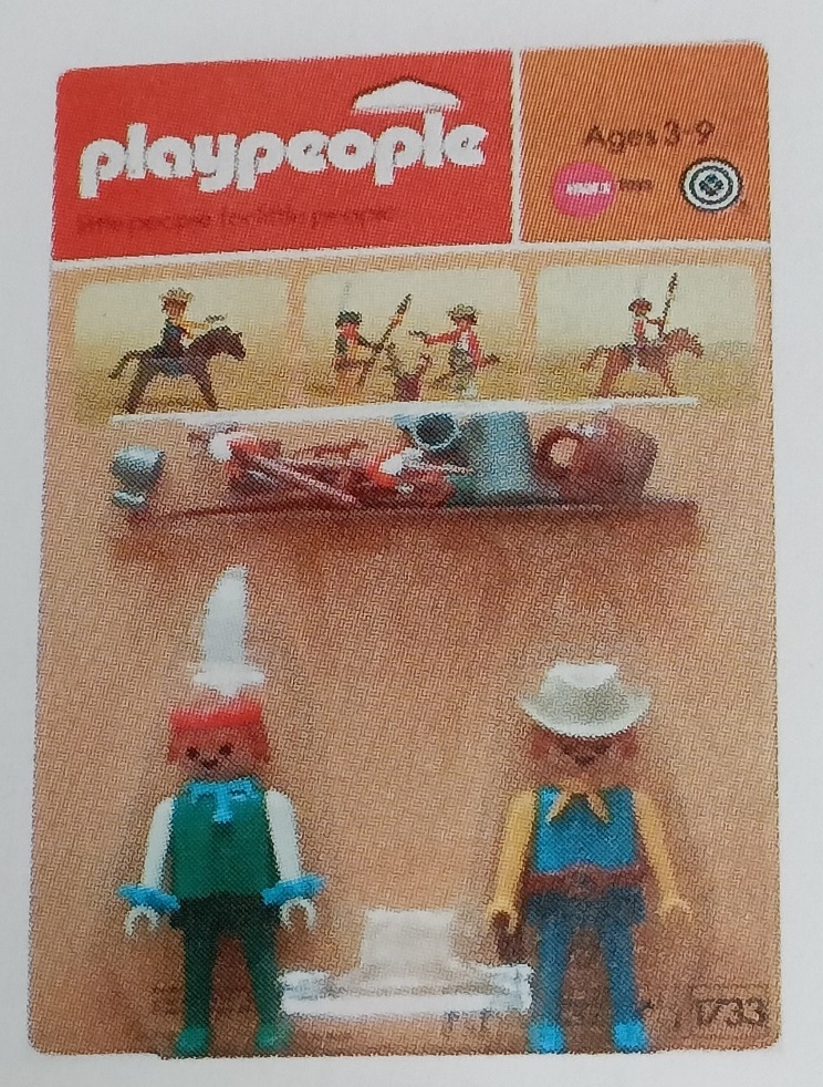 Playmobil Playpeople 1732v1 Vaquero azul e indio verde Playmobil Playpeople 1732v1 Vaquero azul e indio verde