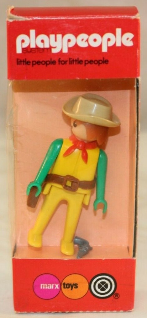 Playmobil Playpeople 1734/1v4 Vaquero amarillo, pelo castaño Playmobil Playpeople 1734/1v4 Vaquero amarillo, pelo castaño