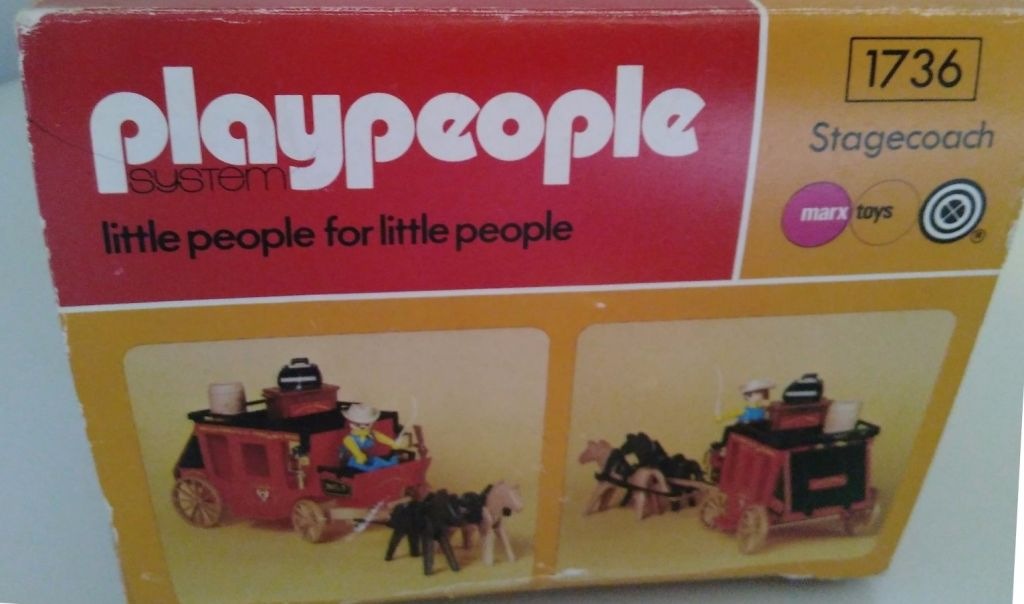 Playmobil Playmobil Playpeople 1736 Diligencia roja - Marx Toys Reino Unido - El Mundo Click 2 Playmobil Playpeople 1736 Diligencia roja
