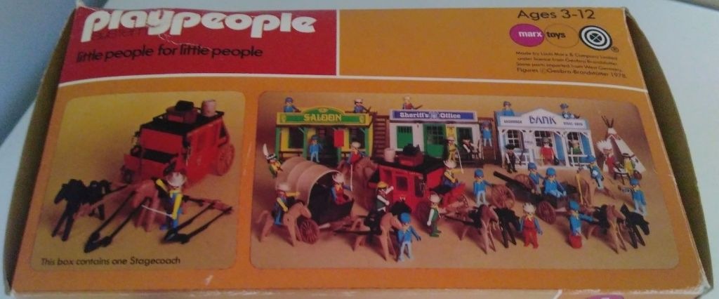Playmobil Playmobil Playpeople 1736 Diligencia roja - Marx Toys Reino Unido - El Mundo Click 3 Playmobil Playpeople 1736 Diligencia roja