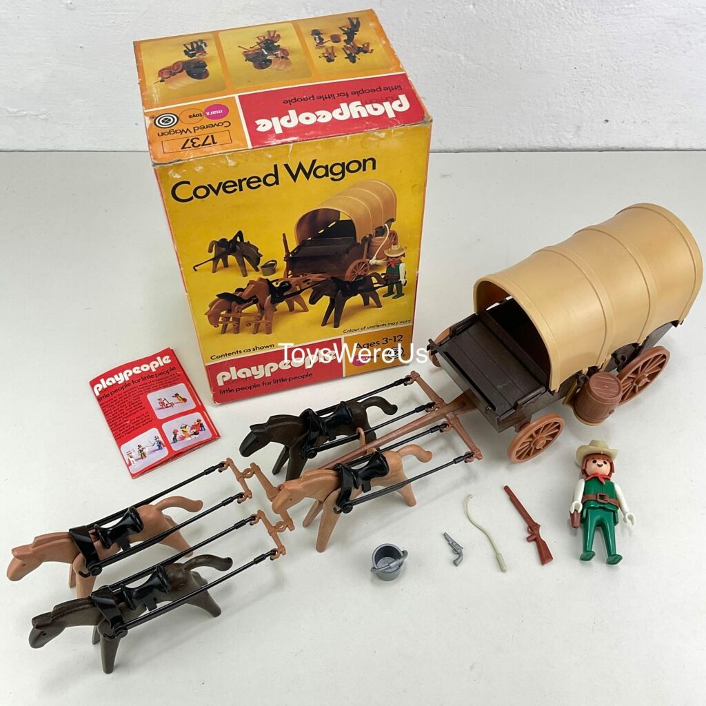 Playmobil Playmobil Playpeople 1737 Carreta - Marx Toys Reino Unido 1974 - El Mundo Click 2 Playmobil Playpeople 1737 Carreta