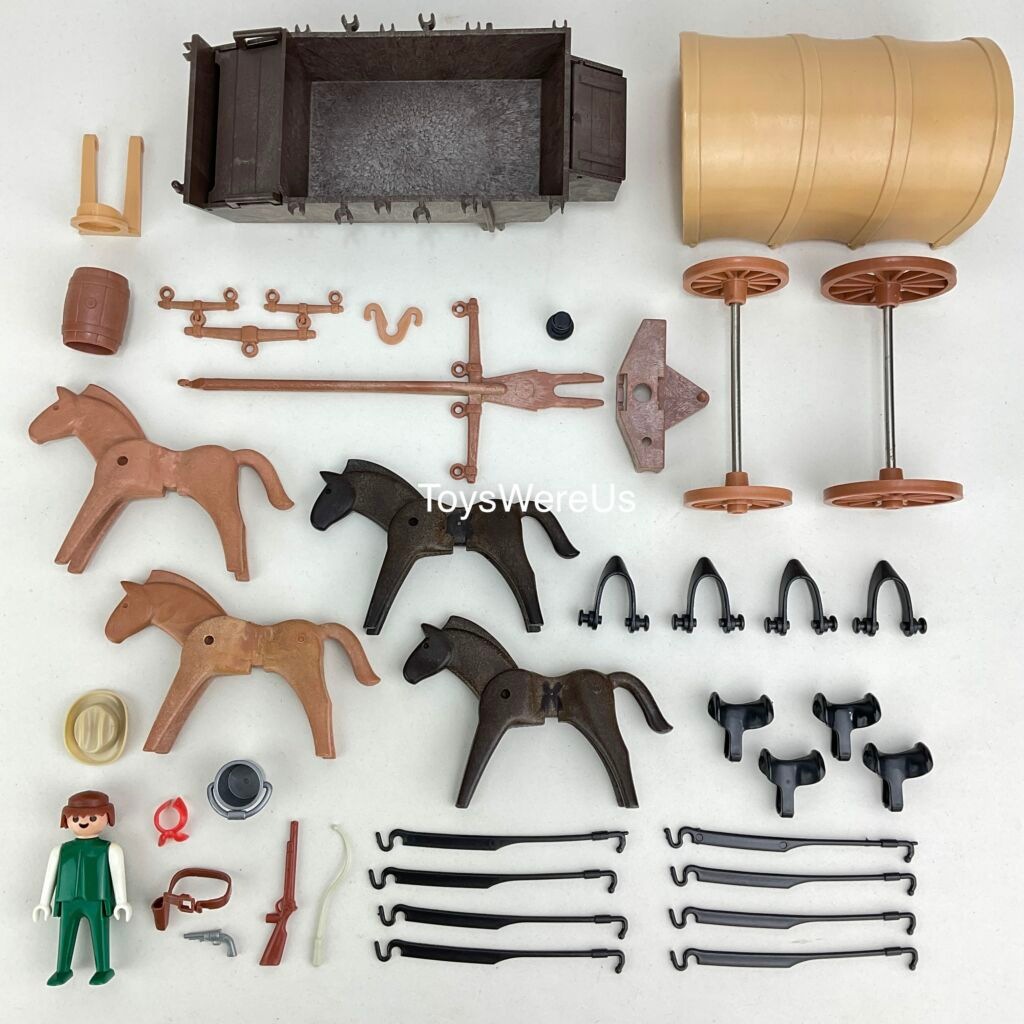 Playmobil Playmobil Playpeople 1737 Carreta - Marx Toys Reino Unido 1974 - El Mundo Click 3 Playmobil Playpeople 1737 Carreta