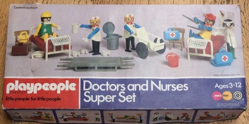 Playmobil Playmobil Playpeople 1740 Superset de médicos y enfermeras - Marx Toys Reino Unido - El Mundo Click 1 Playmobil Playpeople 1740 Superset de médicos y enfermeras
