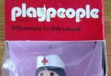 Playmobil Playpeople 1744v1 Enfermera – Marx Toys Reino Unido 1976 – El Mundo Click Playmobil Playpeople 1744v1 Enfermera
