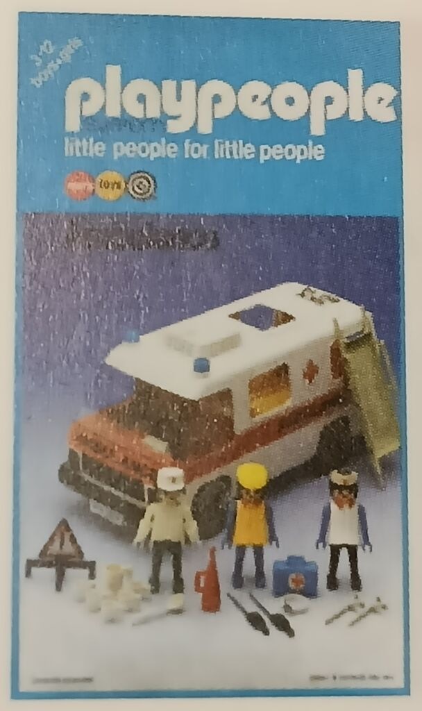 Playmobil Playmobil Playpeople 1748v2 Ambulancia - Marx Toys Reino Unido 1979 - El Mundo Click 1 Playmobil Playpeople 1748v2 Ambulancia