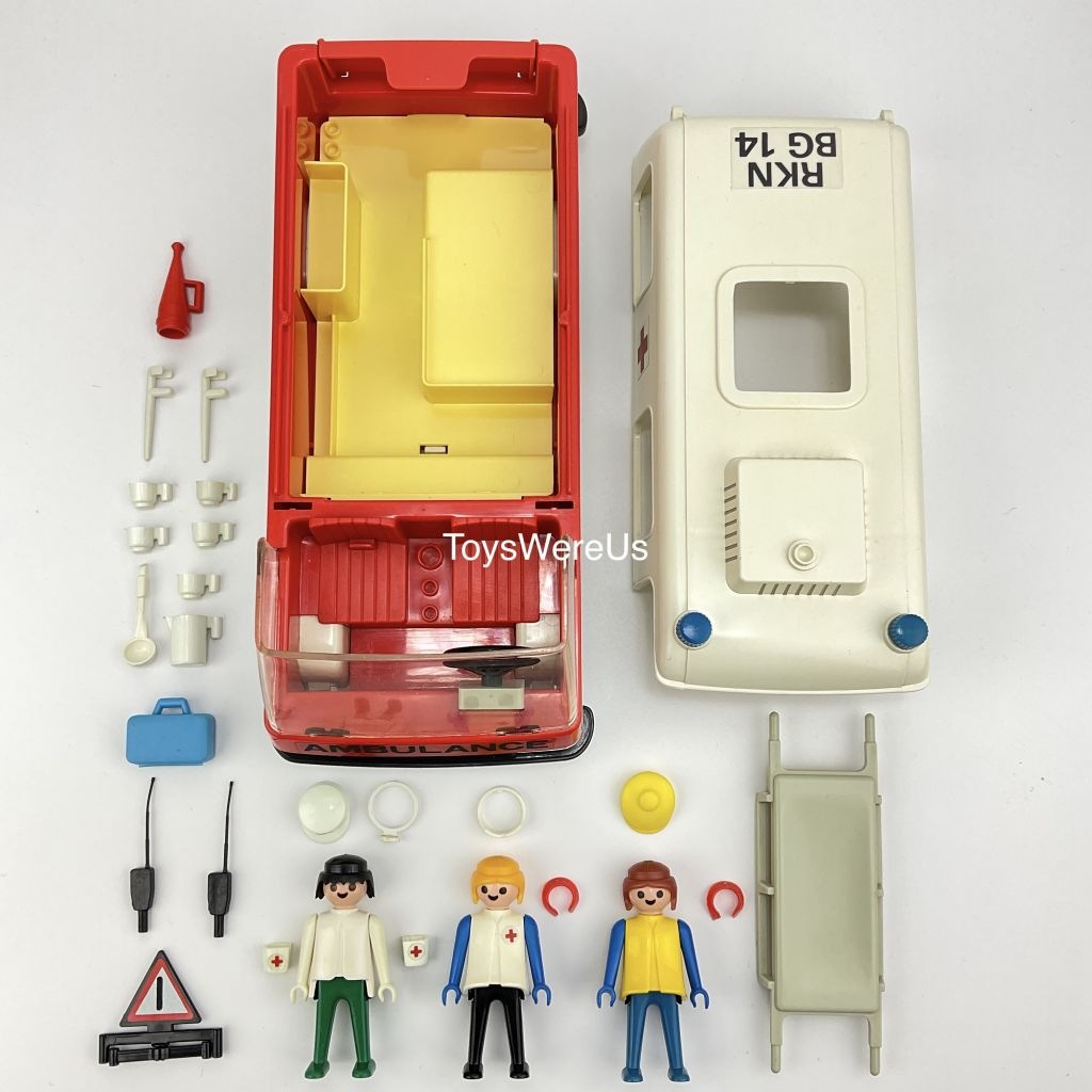 Playmobil Playmobil Playpeople 1748v2 Ambulancia - Marx Toys Reino Unido 1979 - El Mundo Click 2 Playmobil Playpeople 1748v2 Ambulancia