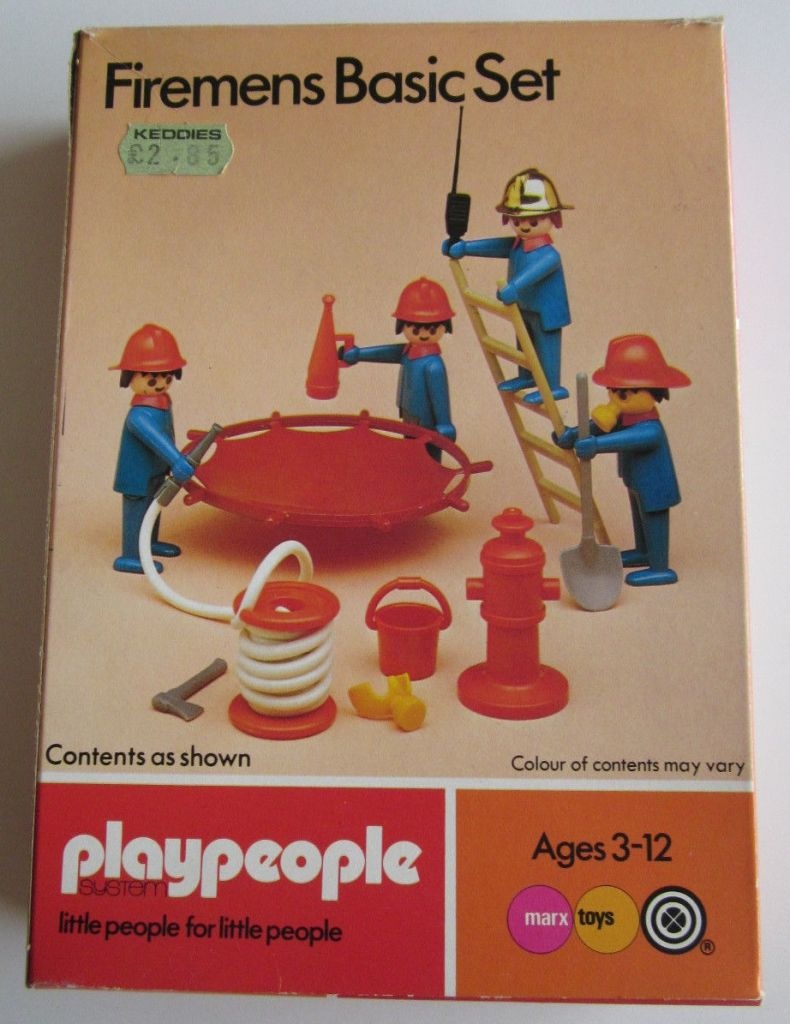 Playmobil Playmobil Playpeople 1751 Set básico de bomberos - Marx Toys Reino Unido - El Mundo Click 1 Playmobil Playpeople 1751 Set básico de bomberos