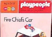 Playmobil Playpeople 1756 Coche del jefe de bomberos – Marx Toys Reino Unido 1978 – El Mundo Click Playmobil Playpeople 1756 Coche del jefe de bomberos