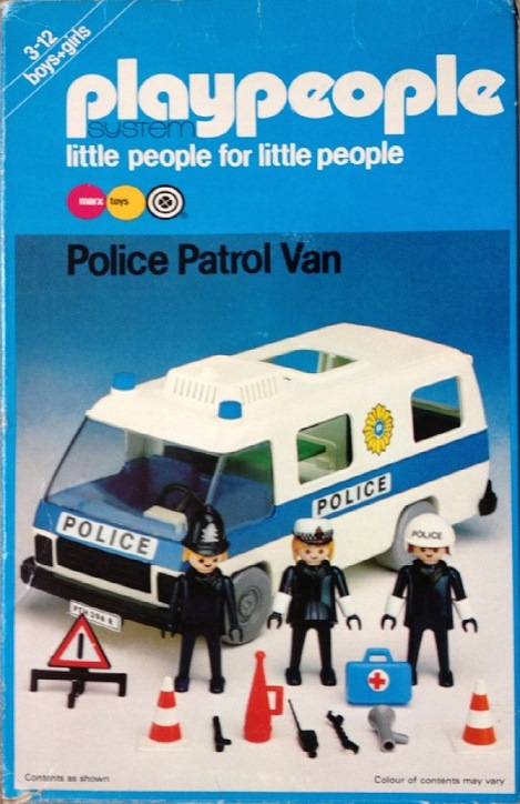 Playmobil Playmobil Playpeople 1758 Furgón de policía - Marx Toys Reino Unido 1979 - El Mundo Click 1 Playmobil Playpeople 1758 Furgón de policía