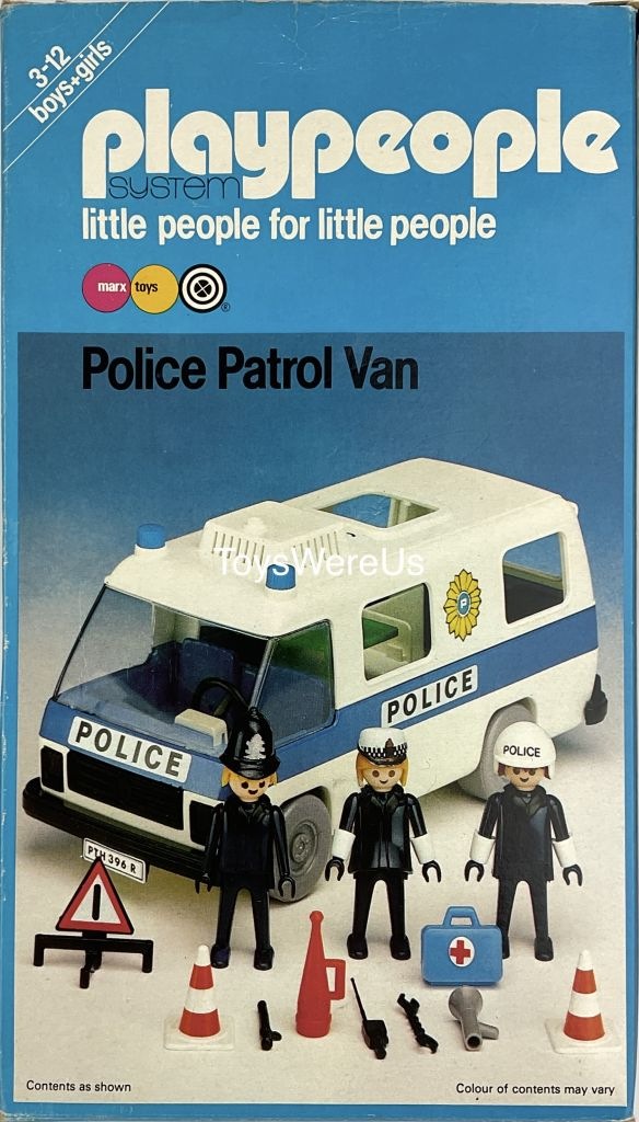 Playmobil Playmobil Playpeople 1758 Furgón de policía - Marx Toys Reino Unido 1979 - El Mundo Click 2 Playmobil Playpeople 1758 Furgón de policía
