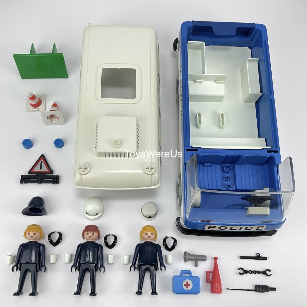 Playmobil Playmobil Playpeople 1758 Furgón de policía - Marx Toys Reino Unido 1979 - El Mundo Click 4 Playmobil Playpeople 1758 Furgón de policía