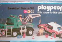 Playmobil Playpeople 1759 Set de grúa de asistencia – Marx Toys Reino Unido 1979 – El Mundo Click Playmobil Playpeople 1759 Set de grúa de asistencia