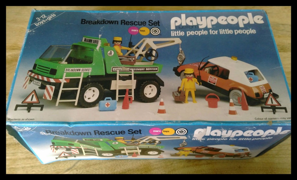 Playmobil Playmobil Playpeople 1759 Set de grúa de asistencia - Marx Toys Reino Unido 1979 - El Mundo Click 2 Playmobil Playpeople 1759 Set de grúa de asistencia