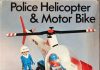 Playmobil Playpeople 1765v1 Helicóptero y moto de policía – Marx Toys Reino Unido 1977 – El Mundo Click Playmobil Playpeople 1765v1 Helicóptero y moto de policía
