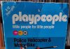 Playmobil Playpeople 1765v2 Helicóptero y moto de policía – Marx Toys Reino Unido 1979 – El Mundo Click Playmobil Playpeople 1765v2 Helicóptero y moto de policía