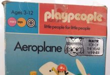 Playmobil Playpeople 1766 Biplano – Marx Toys Reino Unido 1978 – El Mundo Click Playmobil Playpeople 1766 Biplano
