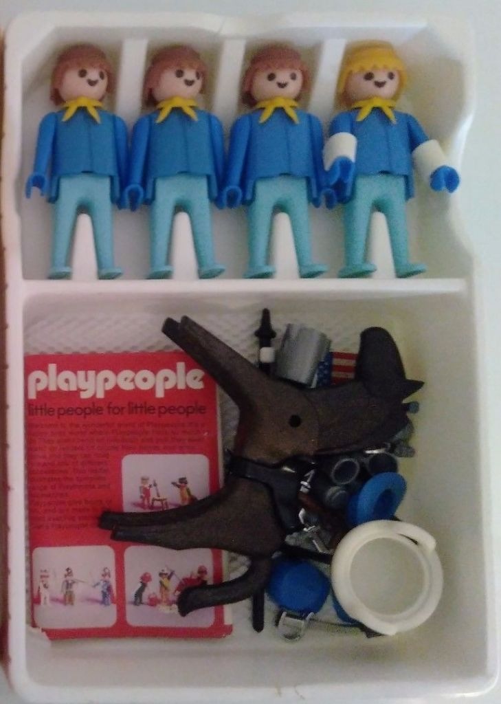 Playmobil Playmobil Playpeople 1771 Set básico de la caballería de EE. UU. - Marx Toys Reino Unido 1977 - El Mundo Click 3 Playmobil Playpeople 1771 Set básico de la caballería de EE. UU.