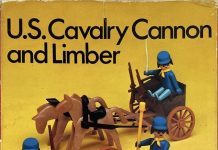 Playmobil Playpeople 1775 Cañón y armón de la caballería – Marx Toys Reino Unido 1977 – El Mundo Click Playmobil Playpeople 1775 Cañón y armón de la caballería
