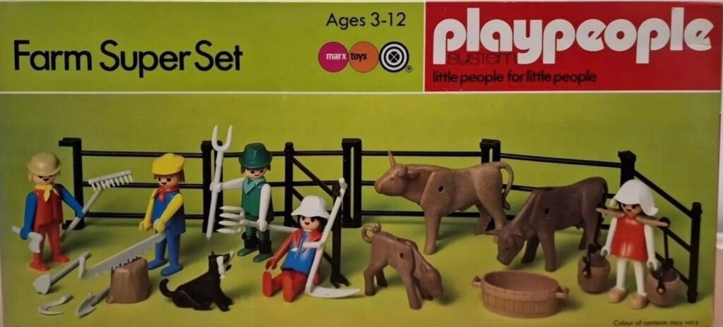 Playmobil Playmobil Playpeople 1780 Superset de granja - Marx Toys Reino Unido 1978 - El Mundo Click 1 Playmobil Playpeople 1780 Superset de granja