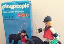 Playmobil Playpeople 1782/1 Amazona roja – Marx Toys Reino Unido 1979 – El Mundo Click Playmobil Playpeople 1782/1 Amazona roja