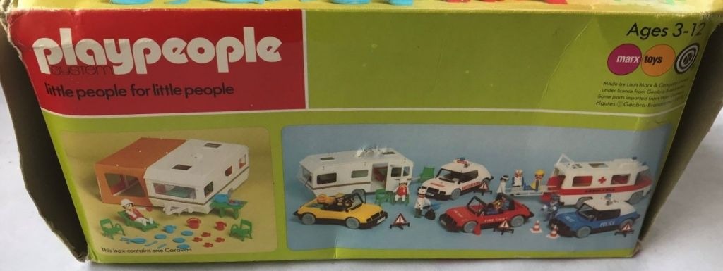 Playmobil Playmobil Playpeople 1788 Caravana - Marx Toys Reino Unido 1978 - El Mundo Click 3 Playmobil Playpeople 1788 Caravana