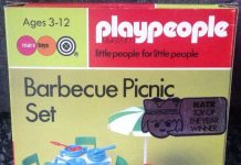 Playmobil Playpeople 1789 Set de barbacoa y pícnic – Marx Toys Reino Unido 1978 – El Mundo Click Playmobil Playpeople 1789 Set de barbacoa y pícnic