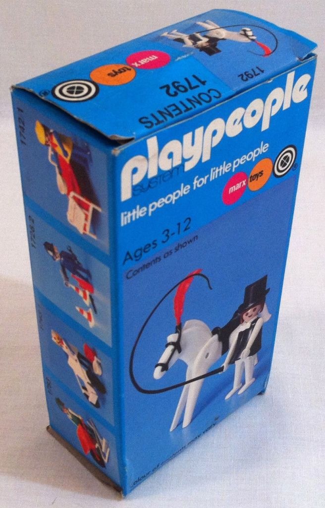 Playmobil Playmobil Playpeople 1792 Domador de caballos del circo - Marx Toys Reino Unido 1979 - El Mundo Click 2 Playmobil Playpeople 1792 Domador de caballos del circo